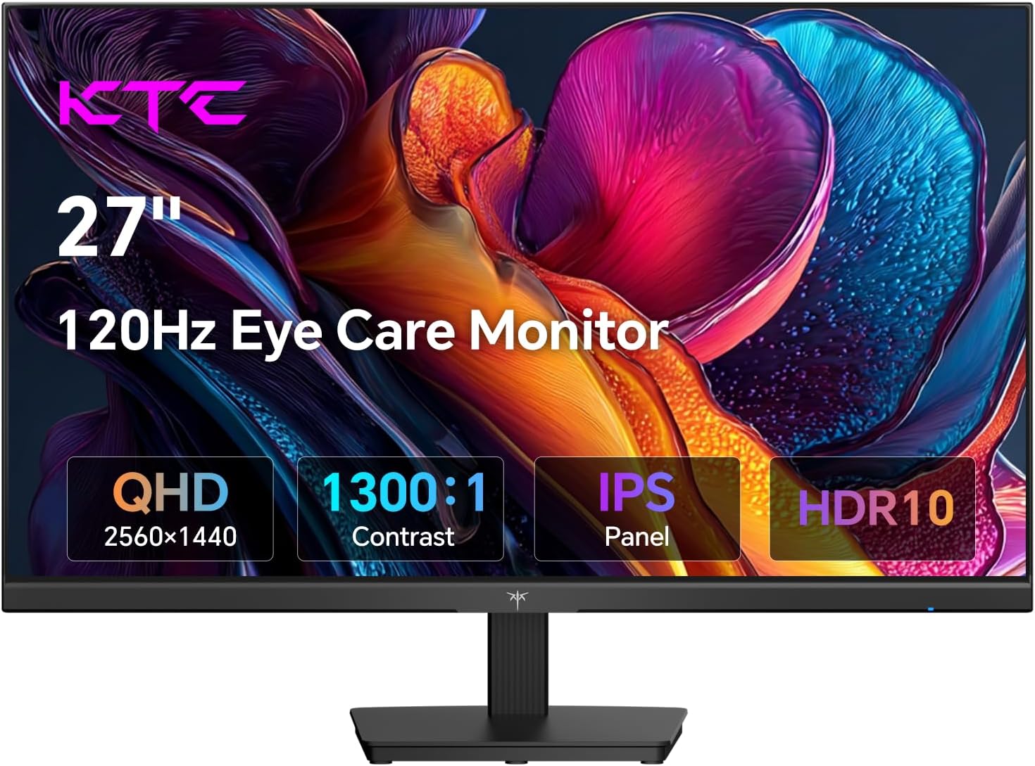KTC 27 Inch QHD Computer Monitor 100Hz, Up to 120Hz,